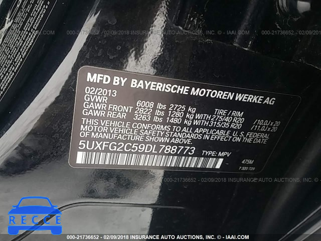 2013 BMW X6 XDRIVE35I 5UXFG2C59DL788773 image 8