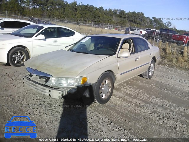 2002 LINCOLN CONTINENTAL 1LNHM97V02Y686361 image 1