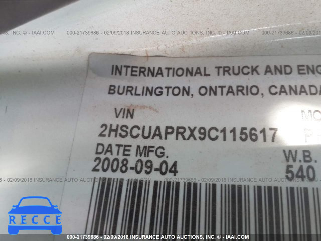 2009 INTERNATIONAL PROSTAR PREMIUM 2HSCUAPRX9C115617 Bild 9