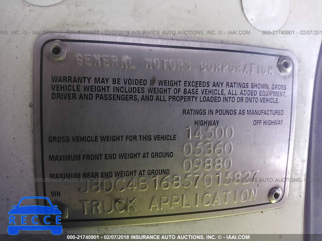 2005 GMC W4500 W45042 J8DC4B16857015827 image 9