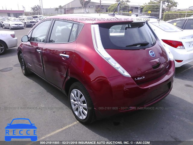 2014 NISSAN LEAF S/SV/SL 1N4AZ0CP7EC332967 зображення 2