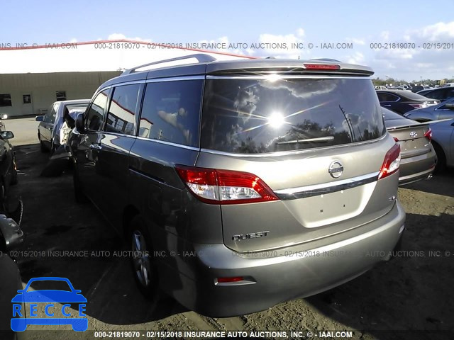 2016 NISSAN QUEST S/SV/SL/PLATINUM JN8AE2KP5G9155990 зображення 2