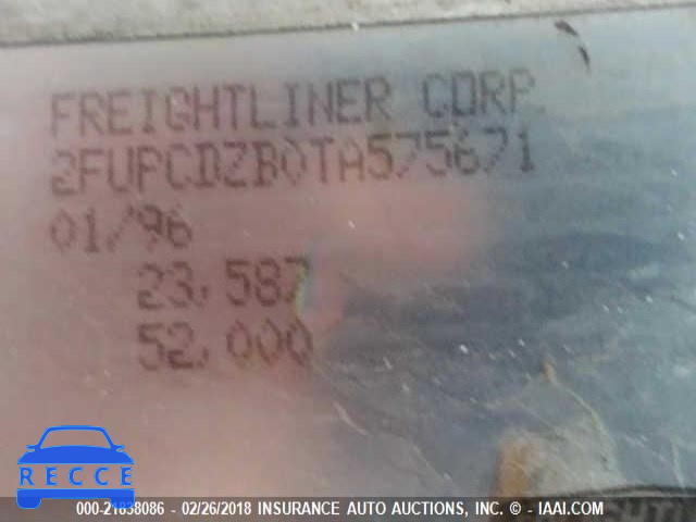 1996 FREIGHTLINER FLD FLD120 2FUPCDZB0TA575671 image 9