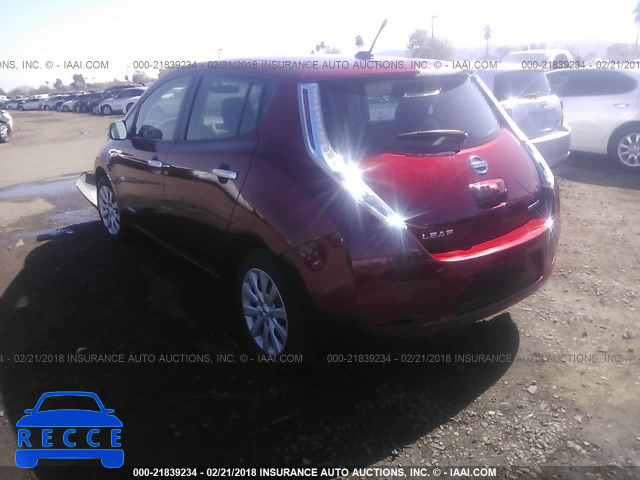 2014 NISSAN LEAF S/SV/SL 1N4AZ0CP6EC330353 зображення 2