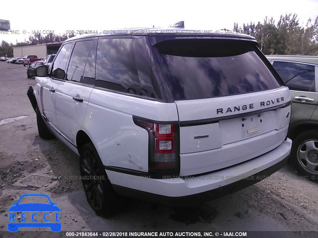 2017 LAND ROVER RANGE ROVER SUPERCHARGED SALGS2FEXHA355960 image 2
