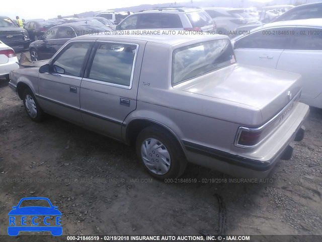 1988 DODGE DYNASTY 1B3BU46K3JD153996 зображення 2