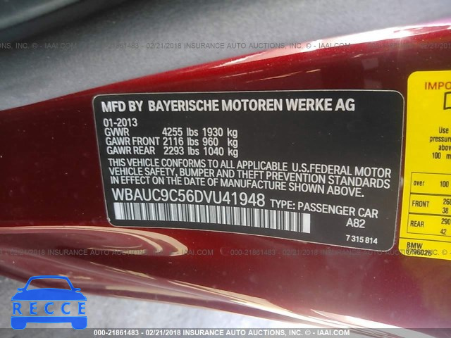 2013 BMW 135 I/IS WBAUC9C56DVU41948 image 8