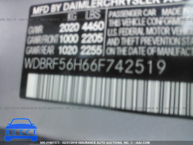 2006 MERCEDES-BENZ C 350 WDBRF56H66F742519 image 8