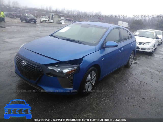 2017 HYUNDAI IONIQ BLUE KMHC65LC7HU039697 image 1