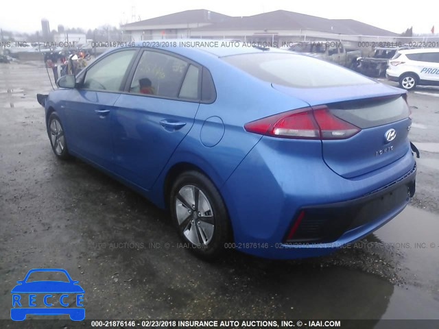 2017 HYUNDAI IONIQ BLUE KMHC65LC7HU039697 image 2