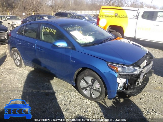 2017 HYUNDAI IONIQ BLUE KMHC65LC7HU036167 image 0