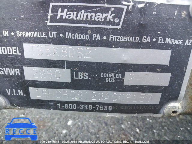 2003 HAUL MARK IND UTILITY 16HCB08123A008157 Bild 9