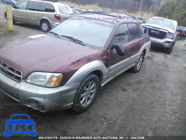 2004 SUBARU BAJA SPORT 4S4BT62C546100281 image 1