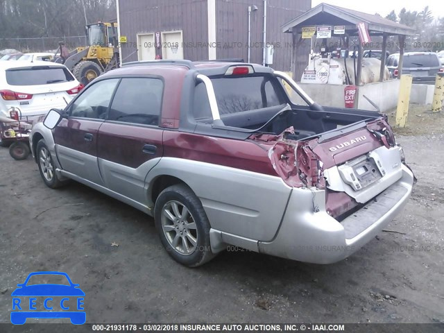 2004 SUBARU BAJA SPORT 4S4BT62C546100281 зображення 2