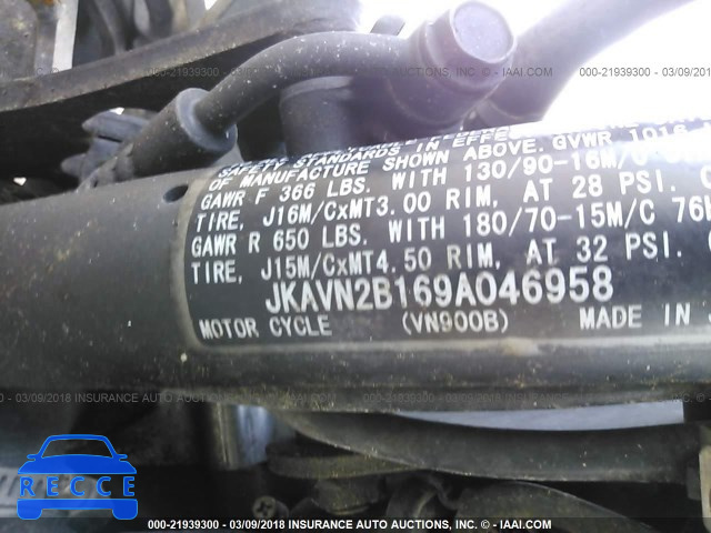 2009 KAWASAKI VN900 B JKAVN2B169A046958 image 9