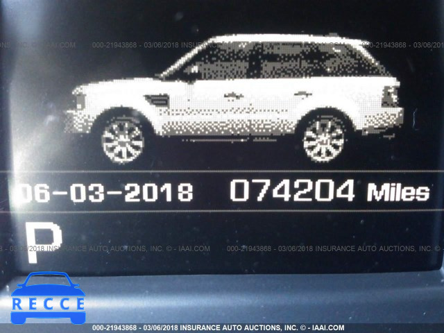 2012 LAND ROVER RANGE ROVER SPORT LUX SALSK2D4XCA746765 зображення 6