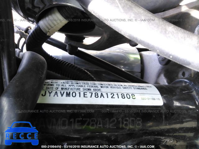 2008 YAMAHA XVS650 A/AT JYAVM01E78A121808 image 9