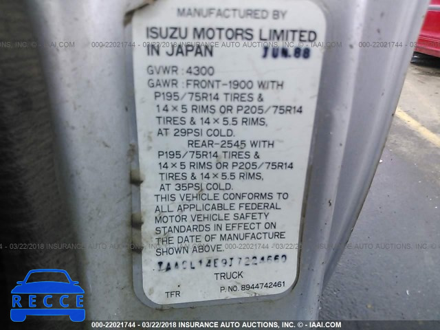 1988 ISUZU CONVENTIONAL LONG BED JAACL14E9J7224660 image 8