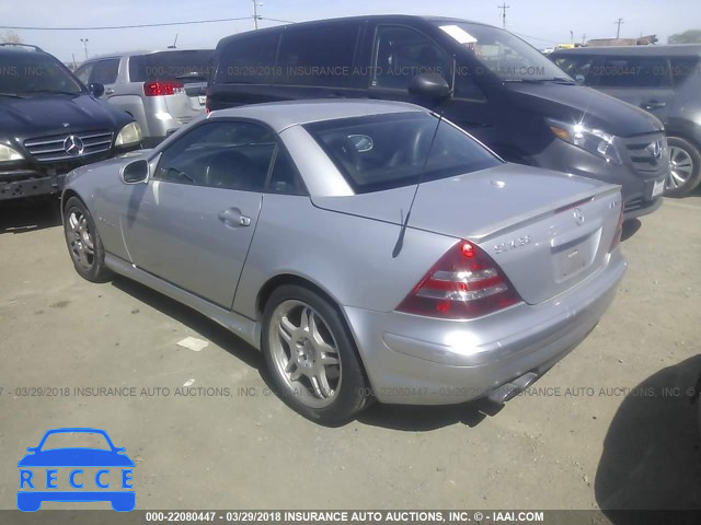 2002 MERCEDES-BENZ SLK 32 AMG KOMPRESSOR WDBKK66F42F255461 зображення 2