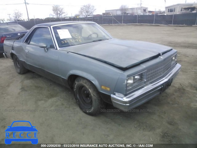 1984 CHEVROLET EL CAMINO 1GCCW80H8ER218612 image 0