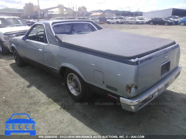 1984 CHEVROLET EL CAMINO 1GCCW80H8ER218612 зображення 2