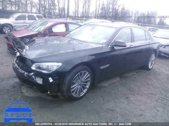2014 BMW 750 LXI WBAYF8C57ED653185 image 1