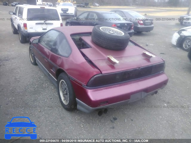 1987 PONTIAC FIERO GT 1G2PG119XHP226745 image 2