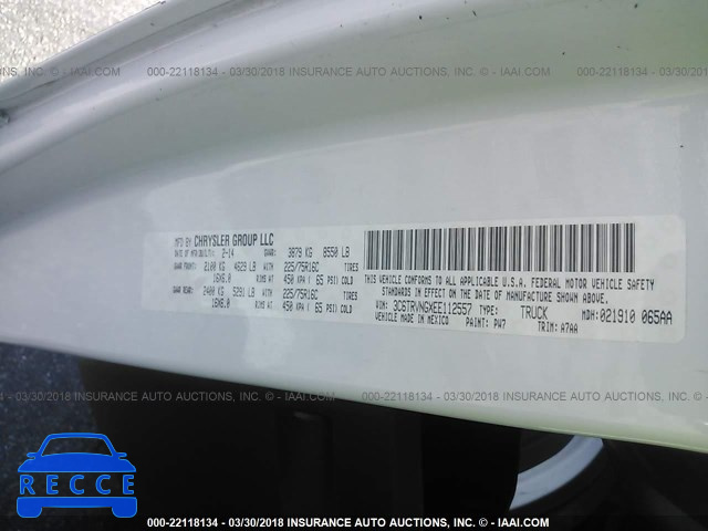 2014 RAM PROMASTER 1500 1500 STANDARD 3C6TRVNGXEE112557 зображення 8