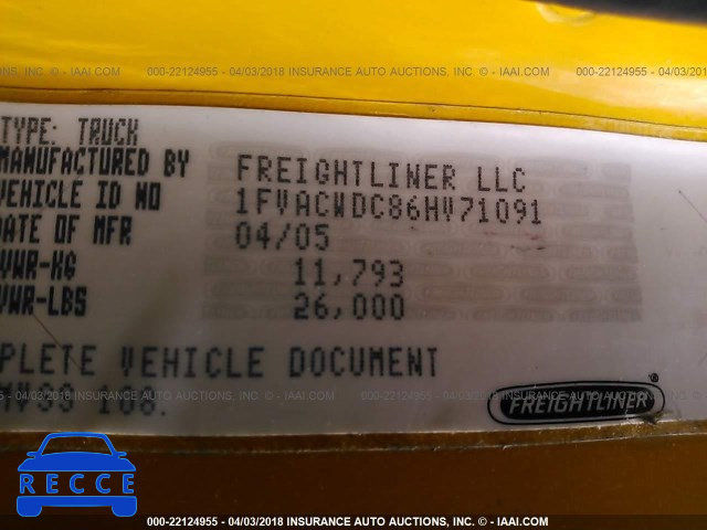 2006 FREIGHTLINER M2 106 MEDIUM DUTY 1FVACWDC86HV71091 image 9