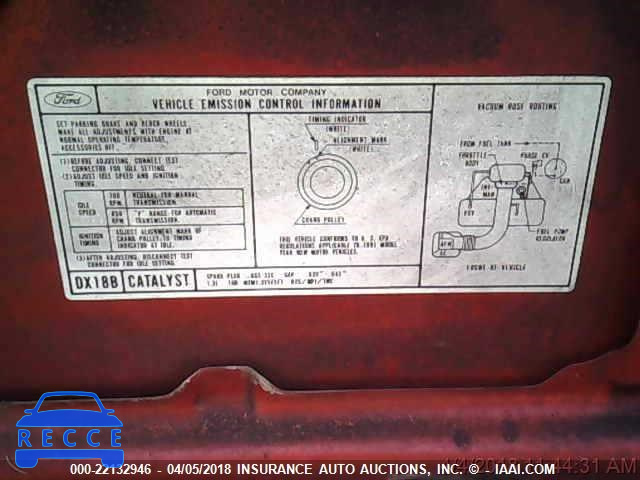 1989 FORD FESTIVA L KNJBT06H4K6156519 зображення 9