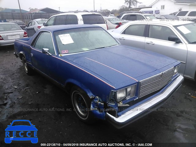 1979 CHEVROLET EL CAMINO 1W80M9K587301 image 0