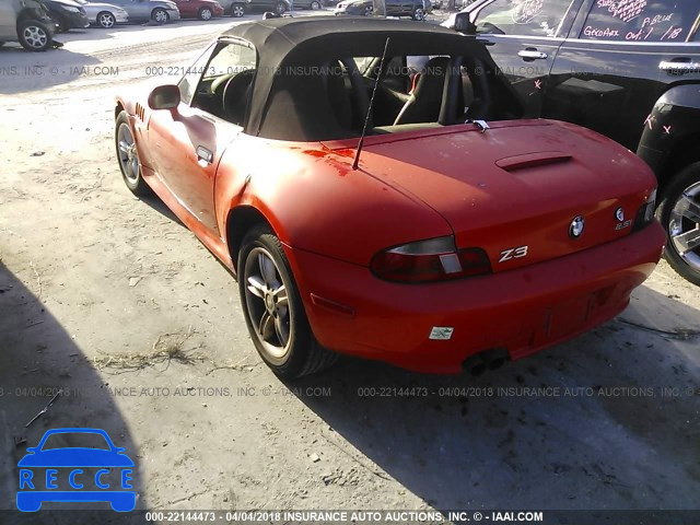 2001 BMW Z3 2.5 WBACN334X1LM01244 зображення 2