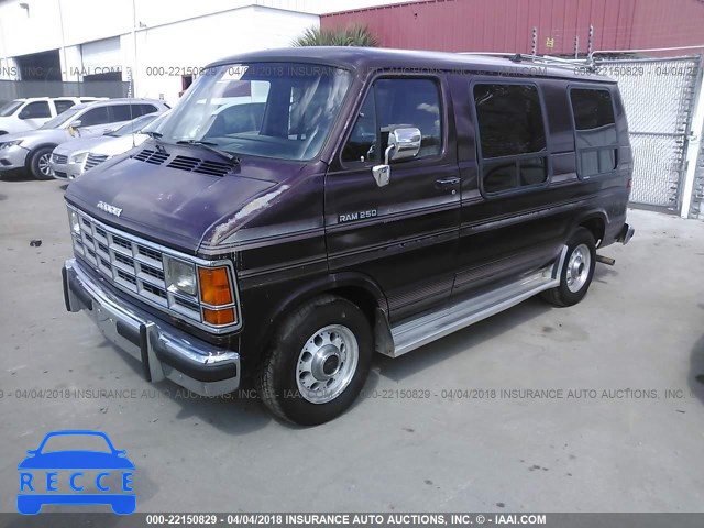 1993 DODGE RAM VAN B250 2B6HB21XXPK526332 зображення 1