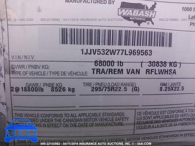 2007 WABASH NATIONAL CORP VAN 1JJV532W77L969563 image 8