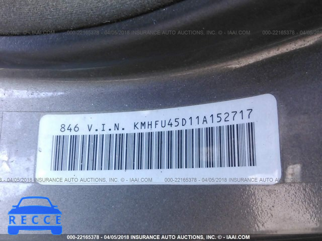 2001 HYUNDAI XG 300 KMHFU45D11A152717 image 8