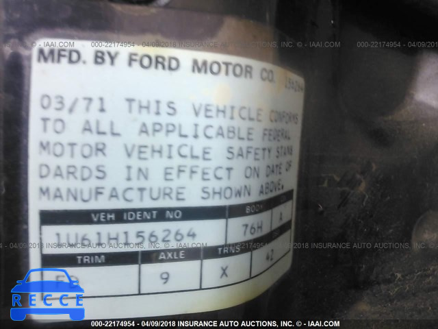 1971 FORD LTD 1U61H156264 Bild 8