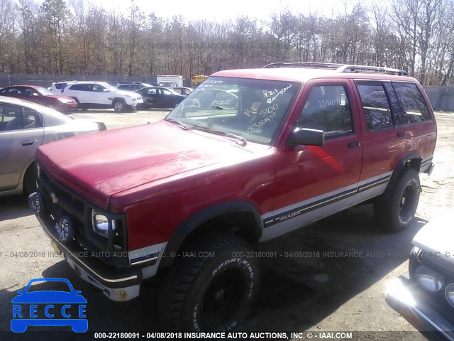 1993 CHEVROLET BLAZER S10 1GNDT13W2P2162054 image 1