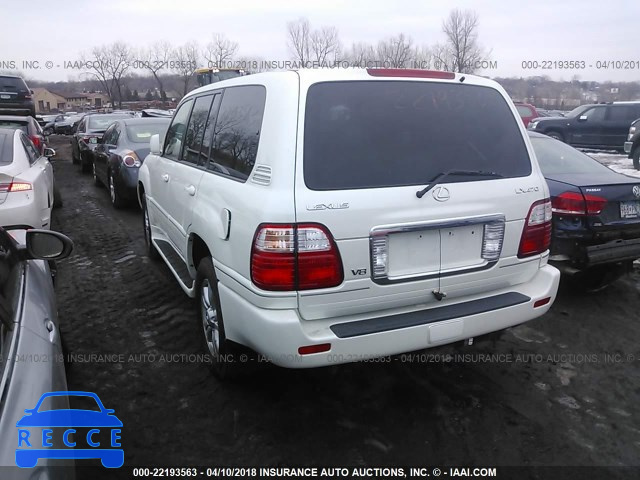 2004 LEXUS LX 470 JTJHT00W843542169 зображення 2