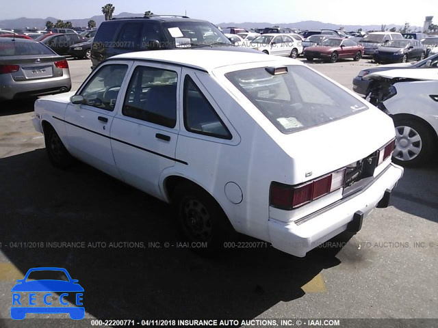 1986 CHEVROLET CHEVETTE CS 1G1TB68C4GA162543 image 2