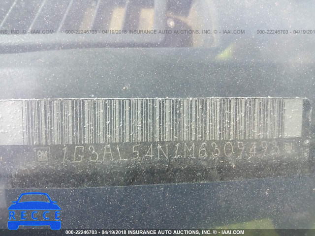 1991 OLDSMOBILE CUTLASS CIERA 1G3AL54N1M6309493 image 8