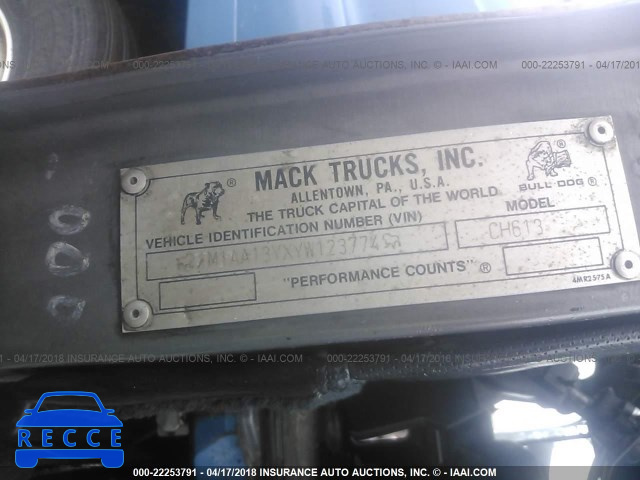 2000 MACK 600 CH600 1M1AA13YXYW123774 зображення 9