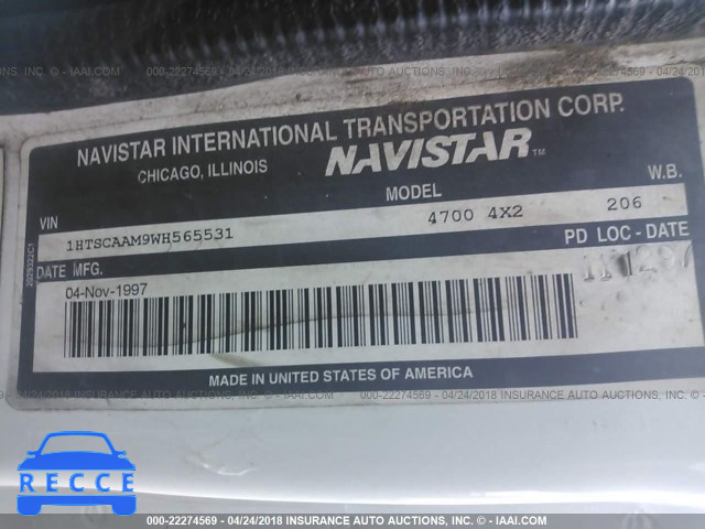 1998 INTERNATIONAL 4000 4700 1HTSCAAM9WH565531 image 9