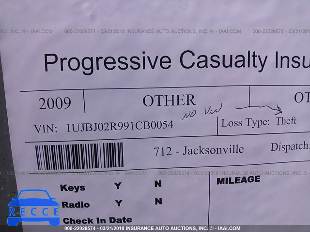 2009 JAYCO OTHER 1UJBJ02R991CB0054 image 8