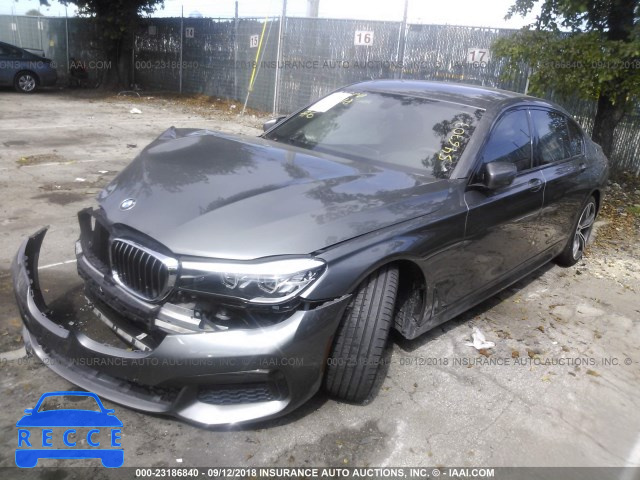 2016 BMW 740 I WBA7E2C50GG546704 зображення 1