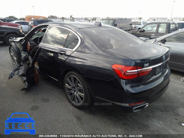 2016 BMW 740 I WBA7E2C54GG739065 зображення 2