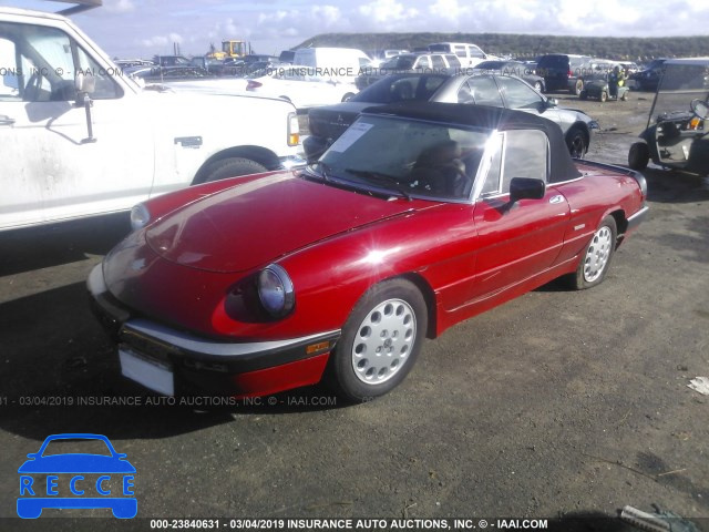 1986 ALFA ROMEO VELOCE 2000 SPIDER ZARBA5410G1040725 зображення 1