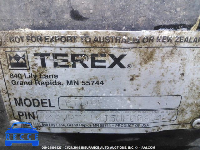 2015 TEREX PT-110F ASVPT110J5WF00684 зображення 8