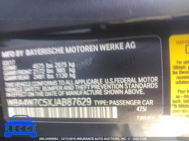 2018 BMW 440I WBA4W7C5XJAB87629 image 8