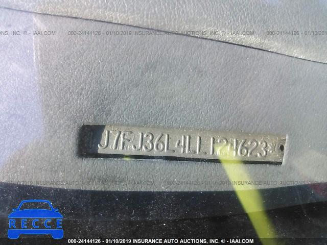 1990 JEEP COMANCHE PIONEER 1J7FJ36L4LL124623 image 8