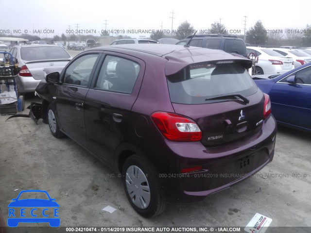 2019 MITSUBISHI MIRAGE ES ML32A3HJ5KH001334 image 2